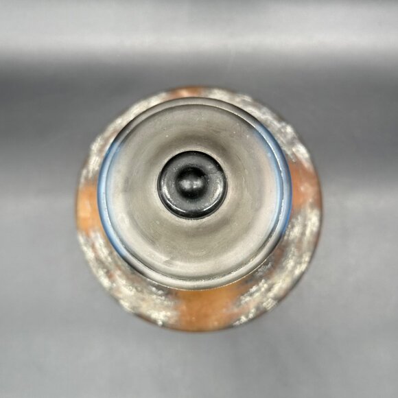 Vintage Glass Lamp Shade Light Fixture Stretch Hand Painted Art Hanging Landscap - Picture 7 of 15